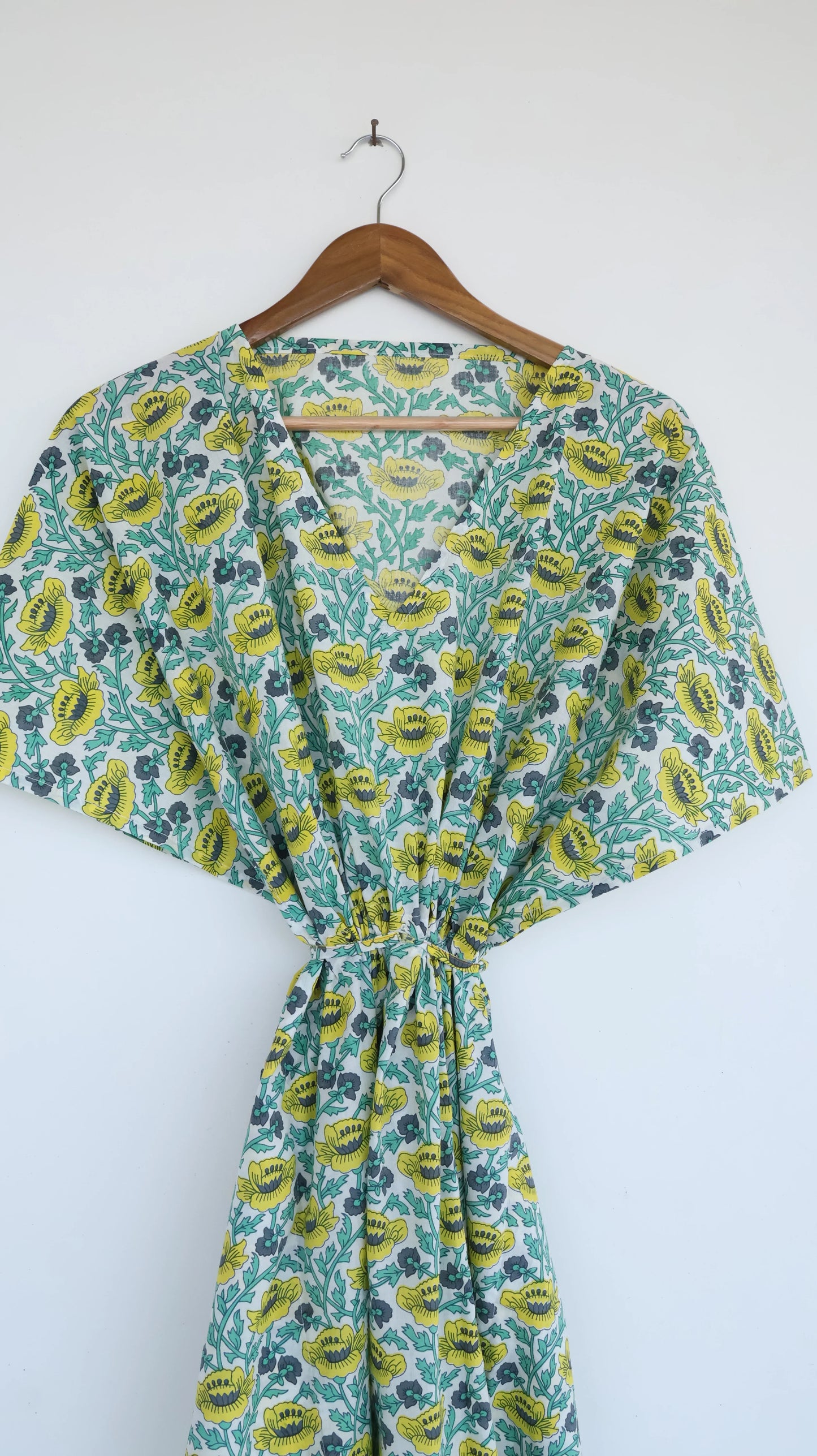 Cotton Hand Block Printed Kaftan - Bohoblockprinted