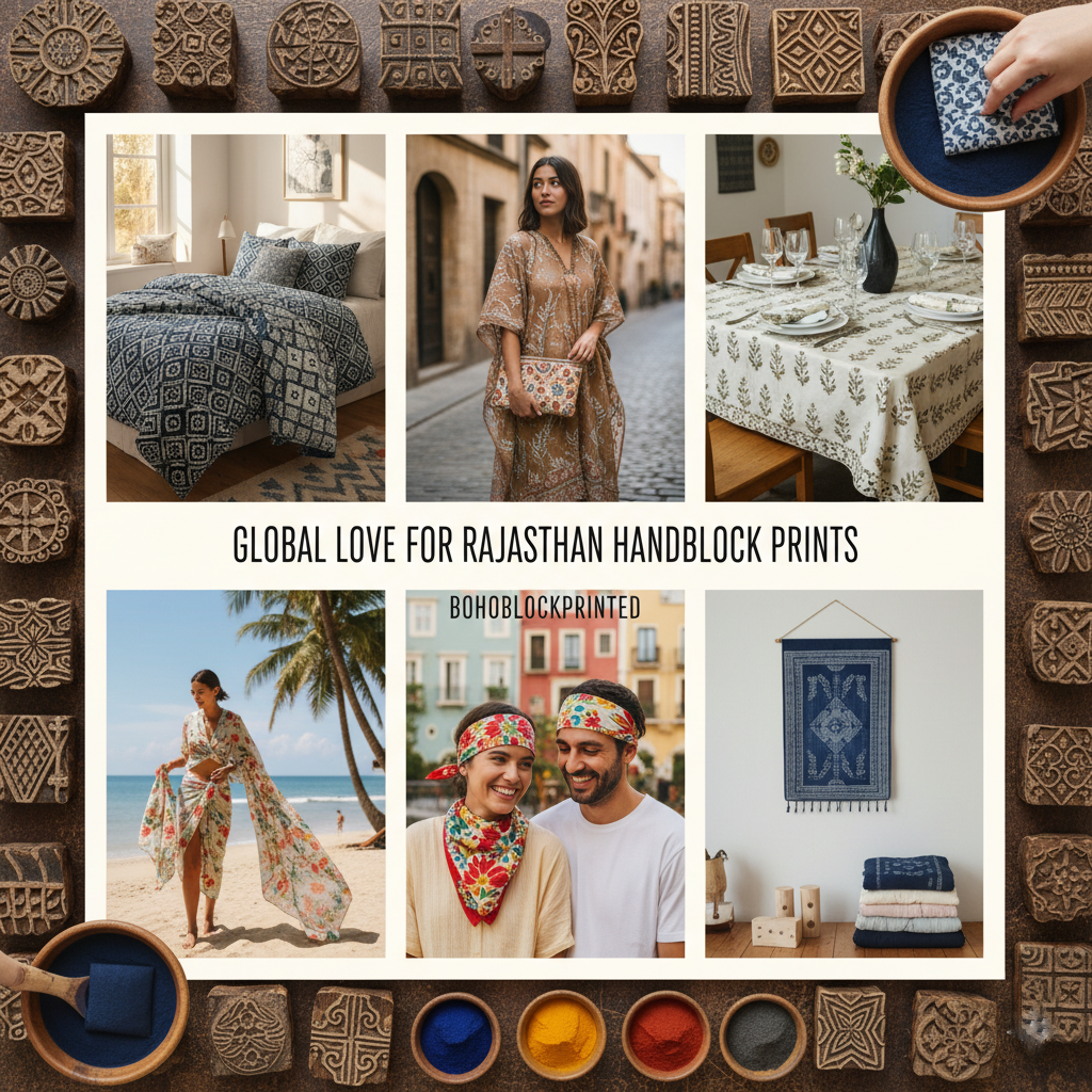 Why Handblock Printed Sarongs & Duvet Covers From Rajasthan Are Loved Worldwide
