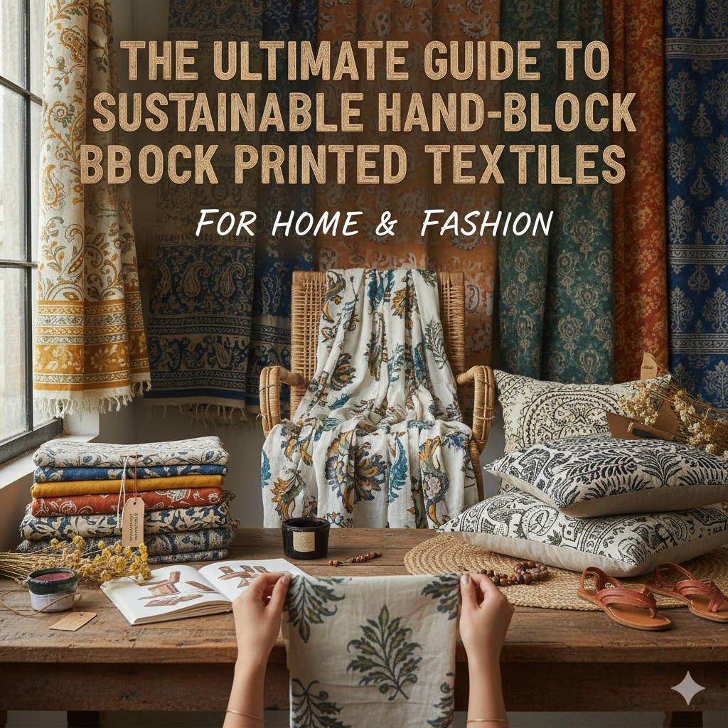 The Ultimate Guide to Sustainable Hand-Block Printed Boho Textiles for Home & Fashion