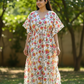 Floral Printed  cotton Kaftan