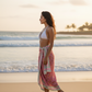Pink Hand Block Printed Cotton Sarong