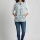 Hand Block Printed Cotton Quilted Jacket - Bohoblockprinted