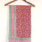 Pink Hand Block Printed Cotton Sarong