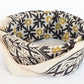 Block print geometric floral pattern bandana
