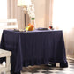 Navy Blue Linen Tablecloth