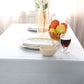 Premium Sky Blue Linen Table Cover