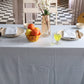 Premium Sky Blue Linen Table Cover