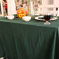 Forest Green Ruffled Cotton Tablecloth