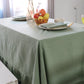 sage green table linen