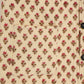 Handblock Printed Cotton Quilted Jacket – Cream with Floral Motif