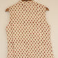 Handblock Printed Cotton Quilted Jacket – Cream with Floral Motif