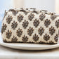 Handcrafted Cotton Travel Toiletry Bags (Set of 3)