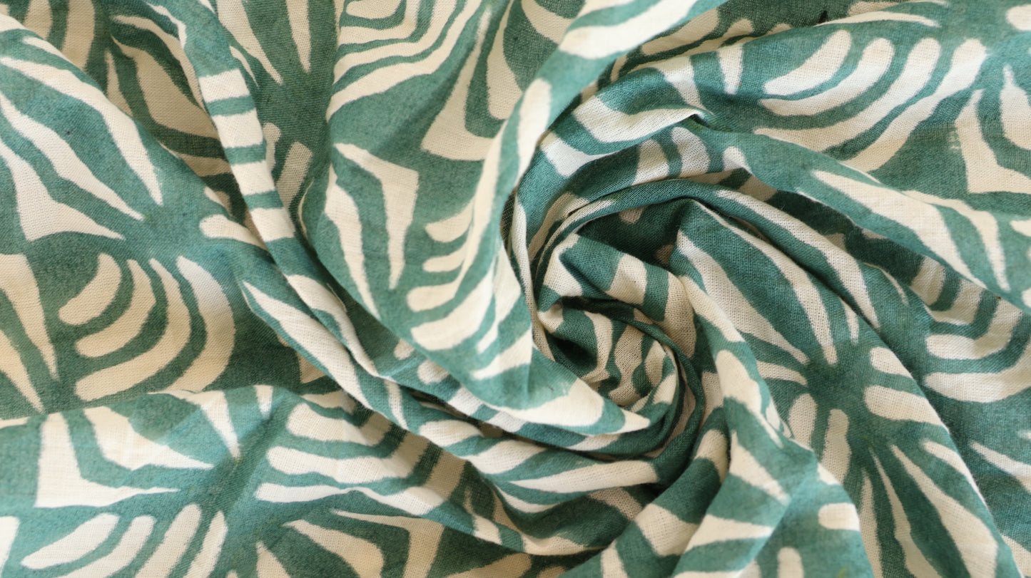 Artisan Hand Block Printed Bandana – 100% Cotton Boho Access