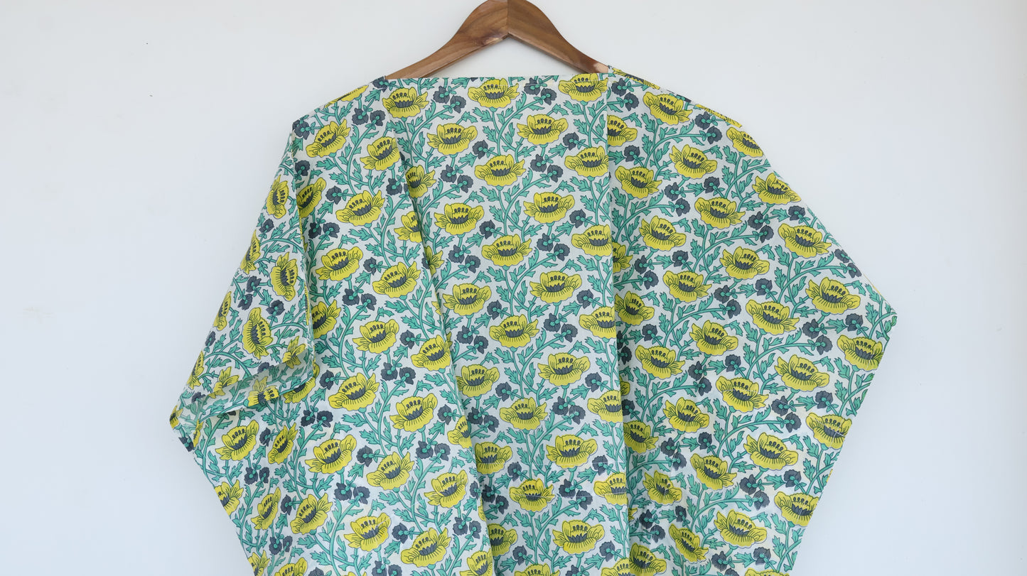 Floral patterned kaftan
