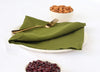 Olive Green Cotton Dinner Napkin – Soft, Reusable & Eco-Friendly Table Linen - Bohoblockprinted